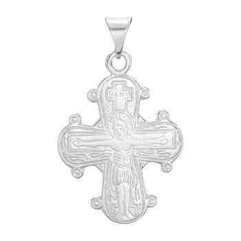 Dagmar Cross pendant sterling silver from Lund of Copenhagen, with Our Father on the back